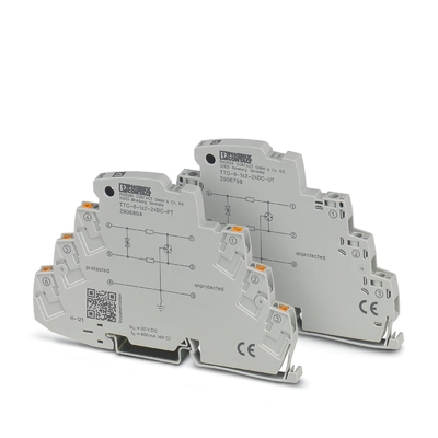 2 Pole Surge Protector TTC-6-1X2-24DC-PT by Phoenix Contact for 24 V DC Rated Voltage