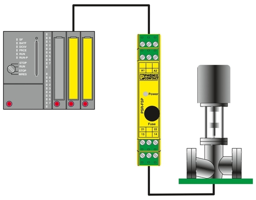 Compact Phoenix Contact Coupling Relay 2981978 PSR-SCP-24DC/FSP/1X1/1X2 17.5*114.5*99MM