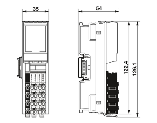 Protection Level IP20 Phoenix Contact Communication Module AXL F IF CAN 1H for Industrial