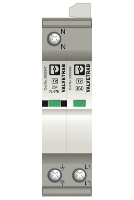 Phoenix Contact 2905333 VAL-SEC-T2-1S-350-FM Surge Protector for 3 Pole Applications