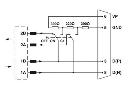 2313685 Phoenix Contact Industrial Spare Parts Interface Converters SUBCON-PLUS-PROFIB/90/PG/IDC