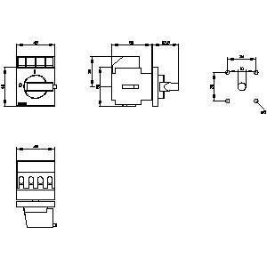 PLC 3LD2022-0TK13 Basic Devices Disconnecting Switch for Safe Power Distribution