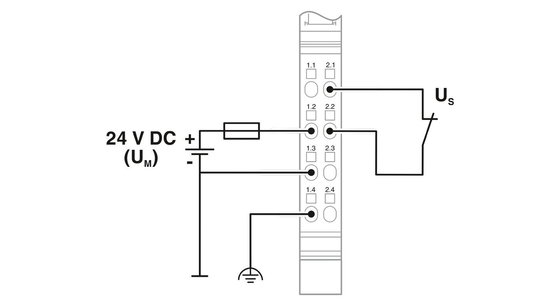 2861331 IB IL 24 PWR IN-PAC Phoenix Contact Power Module with IP20 Protection Level