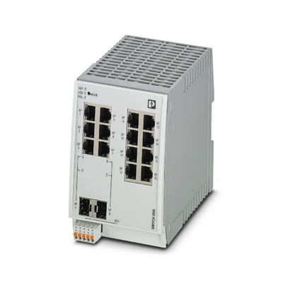 Industrial Ethernet Switch FL SWITCH 2214-2SFX EtherNet/IP Network IP65 Protection Level