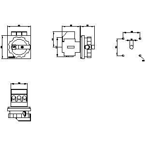 PLC 3LD2103-0TK53 Basic Devices Disconnecting Switch with Easy Installation