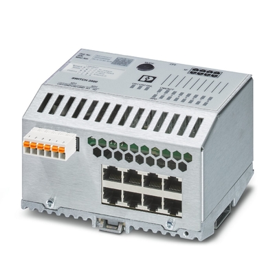 Industrial Ethernet Switch FL SWITCH 2408 IP65 Protection Level and EtherNet/IP Network
