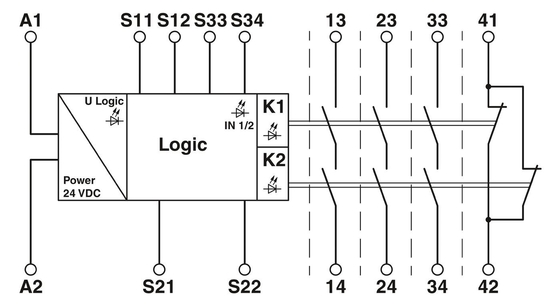 PROTECTIVE Coupling Relay 1051297 PSR-SCP-24UC/CE1/3X1/1X2/B SET from Phoenix Contact