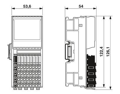 2701560 Phoenix Contact Automation Spare Parts Safety Module AXL F PSDO8/3 1F