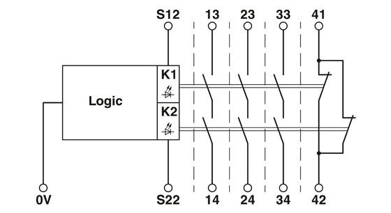 PSR-SCP-24DC/URML4/3X1/1X2/B Phoenix Contact Extension Module with Voltage Relay Theory