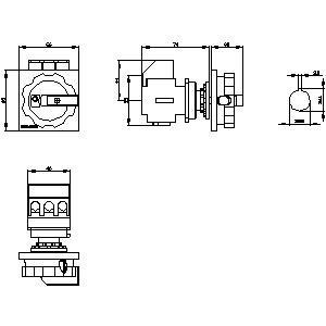 PLC 3LD2154-0TK53 Basic Devices Disconnecting Switch for Industrial Automation Systems