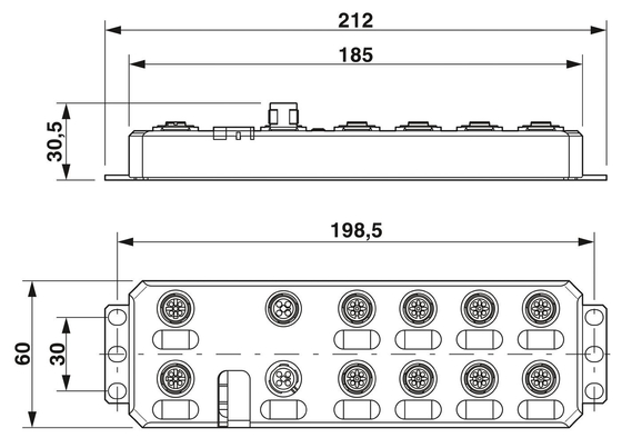 2701509 AXL E PN DI8 DO8 M12 6P Phoenix Contact Digital Module Versatile and Flexible