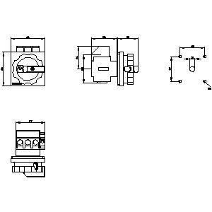 PLC 3LD2203-1TP53 Basic Devices Disconnecting Switch for Industrial Applications