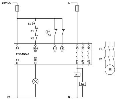 Phoenix Contact PSR-MC40-3NO-1DO-24DC-SC Safety Relay for Emergency Stop Protect Feature