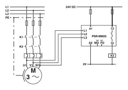 Protective PSR-MM25-1NO-2DO-24DC-SP Safety Relay by Phoenix Contact Voltage Protection