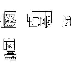 PLC 3LD2254-1TL51 Basic Devices Disconnecting Switch for Industrial Applications