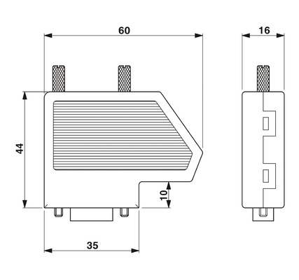 2744694 SUBCON-PLUS-CAN Phoenix Contact D-SUB Bus Connector with High Compatibility