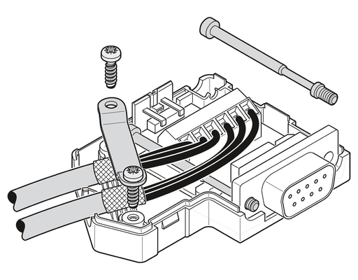 2744694 SUBCON-PLUS-CAN Phoenix Contact D-SUB Bus Connector with High Compatibility