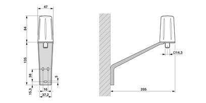 Upgrade Your Phoenix Contact Automation Spare Parts with 5M TC ANT MOBILE WALL Antenna