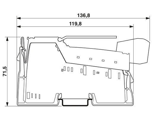 2861412 IB IL AI 8/SF-PAC Phoenix Contact Analog Module with IP20 Protection Level