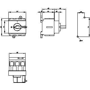 PLC 3LD2530-0TK13 Basic Devices Disconnecting Switch for Safe Electrical Maintenance