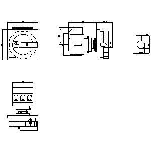 Power Control Made Easy with PLC 3LD2555-0TK53 Basic Devices Disconnecting Switch