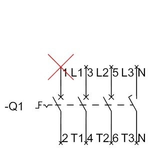 Precise Power Distribution with PLC 3LD2565-1TC53 Basic Devices Disconnecting Switch