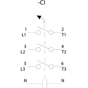 Precise Power Distribution with PLC 3LD2565-1TC53 Basic Devices Disconnecting Switch