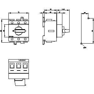 PLC 3LD2730-0TK11 Basic Devices Disconnecting Switch for Industrial Environments