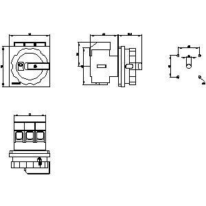 Versatile PLC 3LD2804-0TK51 Basic Devices Disconnecting Switch for Various Applications