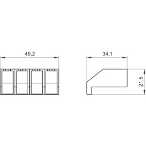 4-pole 3LD20 PLC 3LD9201-1A Terminal Cover with Versatile Applications