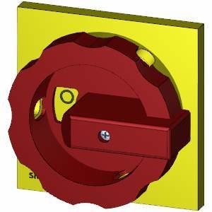 PLC 3LD9284-3D Rotary Actuator in Red/Yellow for Smooth and Accurate Positioning