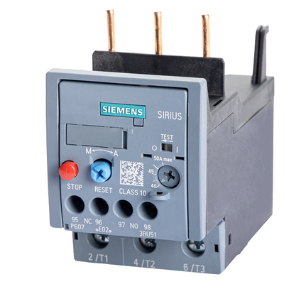 Siemens 3RU5136-4BB0 Overload Relay 40...50 A Size S2 for Contact Load Sealed Design