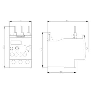 Siemens 3RU6126-4CB0 Overload Relay 34...40 A Size S0 Class 10 with Motor Protection