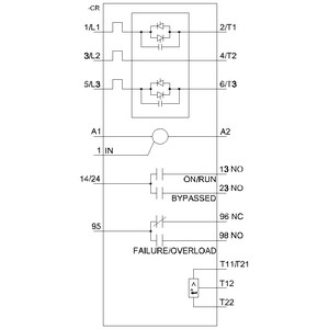 Siemens 3RW4047-1TB04 55kw 3RW40 Soft Starter with Bypass and Thermistor Motor Protection Size S3