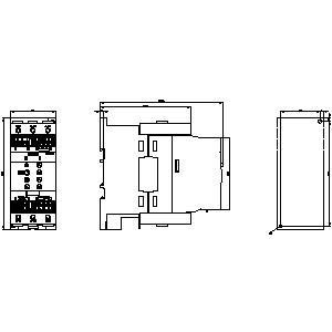 Siemens 3RW4047-1TB04 55kw 3RW40 Soft Starter with Bypass and Thermistor Motor Protection Size S3