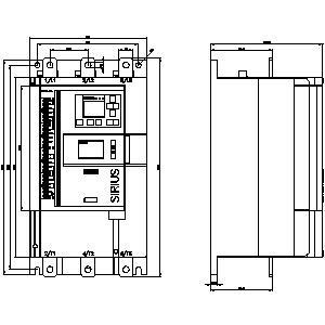 SIRIUS Soft Starter 3RW5544-6HA14 Size 4 Screw Terminals for Heavy-Duty Applications