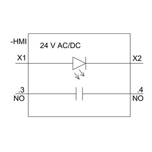 Siemens 3SU1152-0AB60-1BA0 Metal Shiny Lighted Flat Button Momentary White Pushbutton