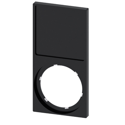 Siemens 3SU1900-0AQ10-0AA0 SIRIUS ACT 22mm Square Glue Mounting Label Holder for Label Plate