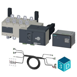 Siemens 3KC7438-0CA22-0CA3 Automatic Transfer Switching Equipment with Compact Design