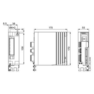 200 V 0.40 kW SINAMICS V90 Converter LI PROFINET FSB 6SL3210-5FB10-2UF2 from Siemens