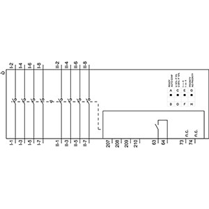 Siemens 3KC6432-2TA20-0TA3 ATSE with integrated controller 1-0-2 4 pole ATSE 40-160A