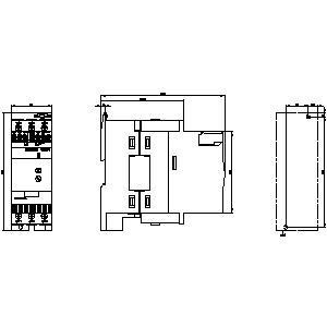 Siemens 3RW3036-1BB14 3RW30 Soft Starter Size S2 Screw Terminals Bypass Dependability