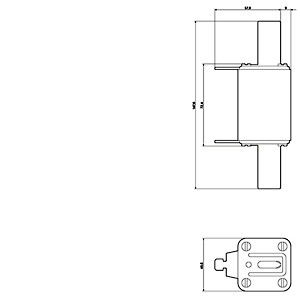 Siemens 3NA3240 LV HRC Fuse Link GL/GG with Front Indicator Size 2 AC 500V/DC 440V