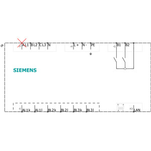 7KM PAC5100/5200 Measuring Device DIN-Rail Power Meter 7KM5412-6CA00-1EA8 by Siemens