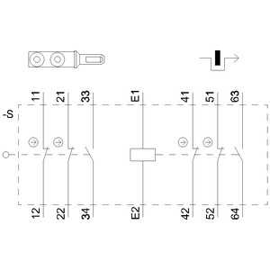 Siemens 3SE5322-0SB21 Plastic Position Switch with M20 x 1 5 Thread and Solenoid Lock