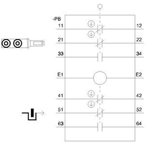 Siemens 3SE5322-0SB21 Plastic Position Switch with M20 x 1 5 Thread and Solenoid Lock