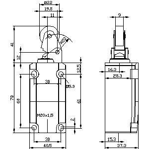Highly-Functional Siemens 3SE5112-0CE01 Position Switch with Roller Lever