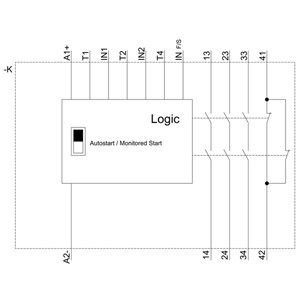 Siemens 3SK1111-2AW20 Safety Relay 3SK1 with Relay Outputs and Spring Loaded Terminal