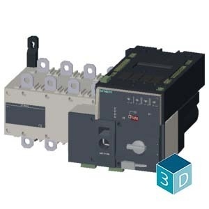 250A 4 Pole RTSE/ATSE Transfer Switch Equipment for Basic Devices 3KC8438-0CA22-0GA3
