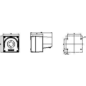 22mm Round Enclosure for Command Devices Screw Terminal Floor Mounting 3SU1801-0NA00-2AC2